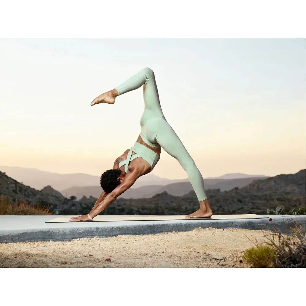 ALO YOGA High-Waist Legit Legging Pant Ribbed Airbrush Size M